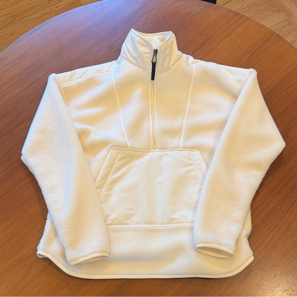 Aether Cream Fleece Quarter-Zip Pullover - Picture 12 of 12